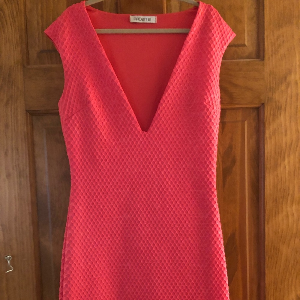 Hot pink dress